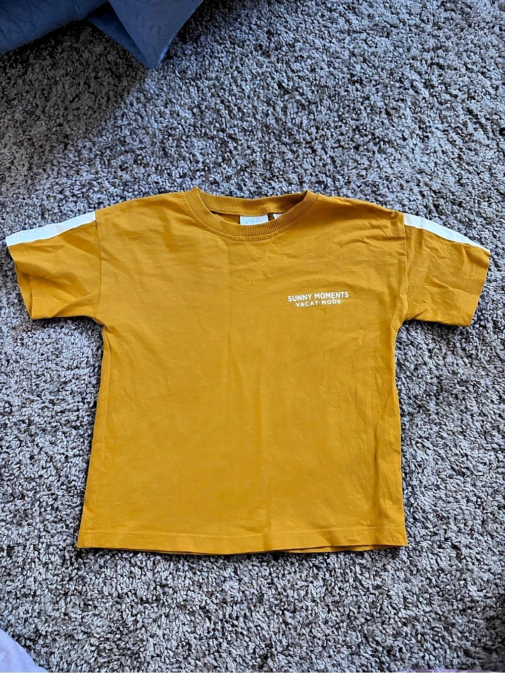 Zara Sunny Moments Vacay Mode T-Shirt Yellow